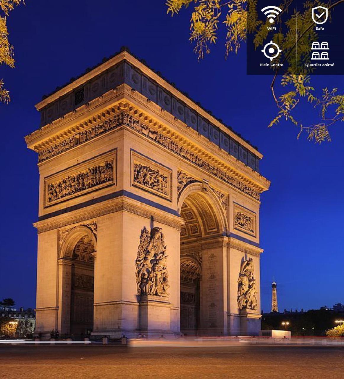Cosy Arc De Triomphe Champs Elysees Parijs